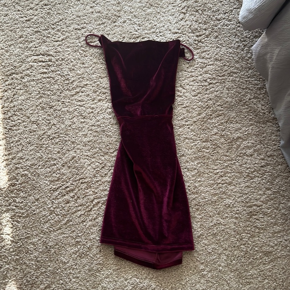 Deep Wine Red Valentines dress
